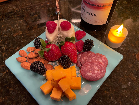 Fused Glass Plate 7" x 7" Turquoise