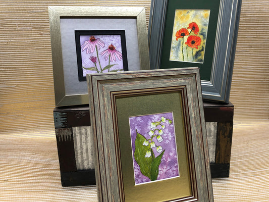 #1023LV Sketchbook Watercolor Series: Lily of the Valley Notecard