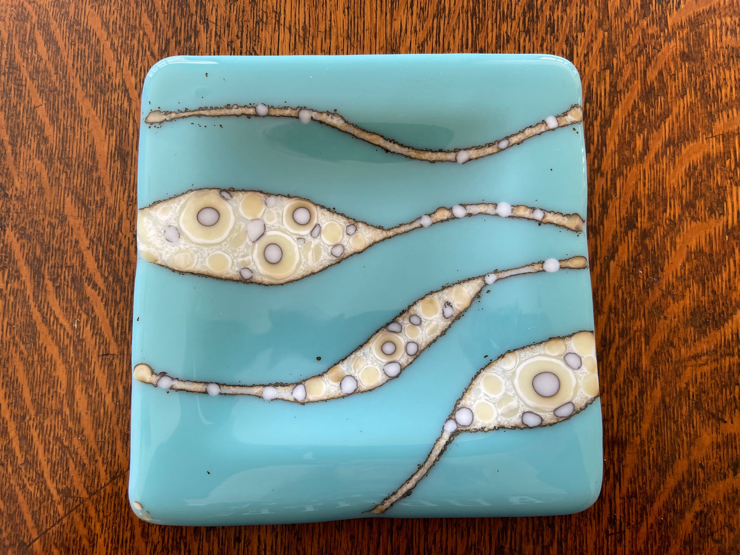 Fused Glass Cheese Plate