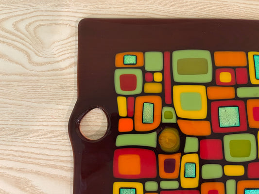 Fused Glass Contemporary Art Panel