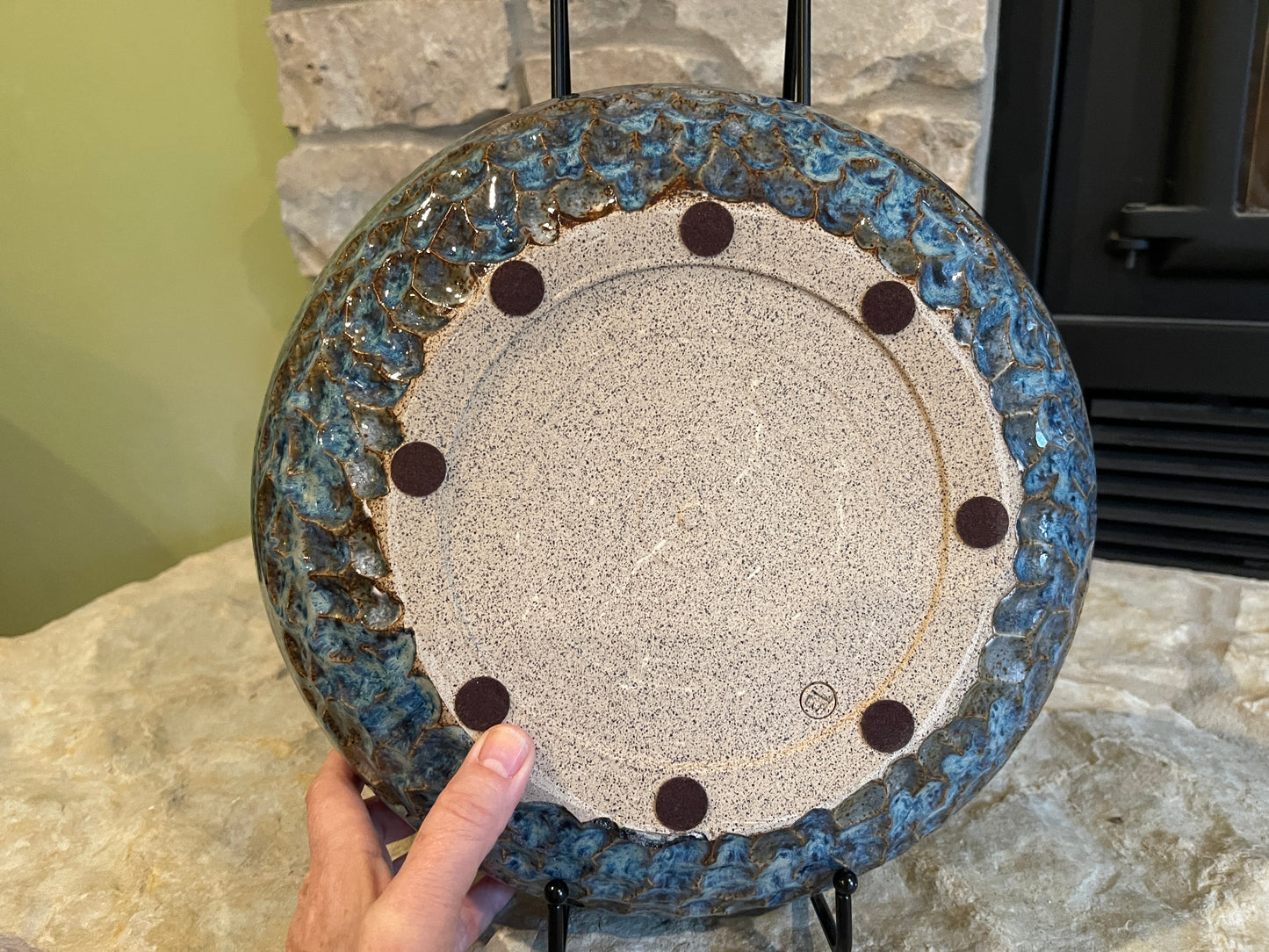 Hand-thrown Ceramic Fruit and Vegetable Bowl-Large