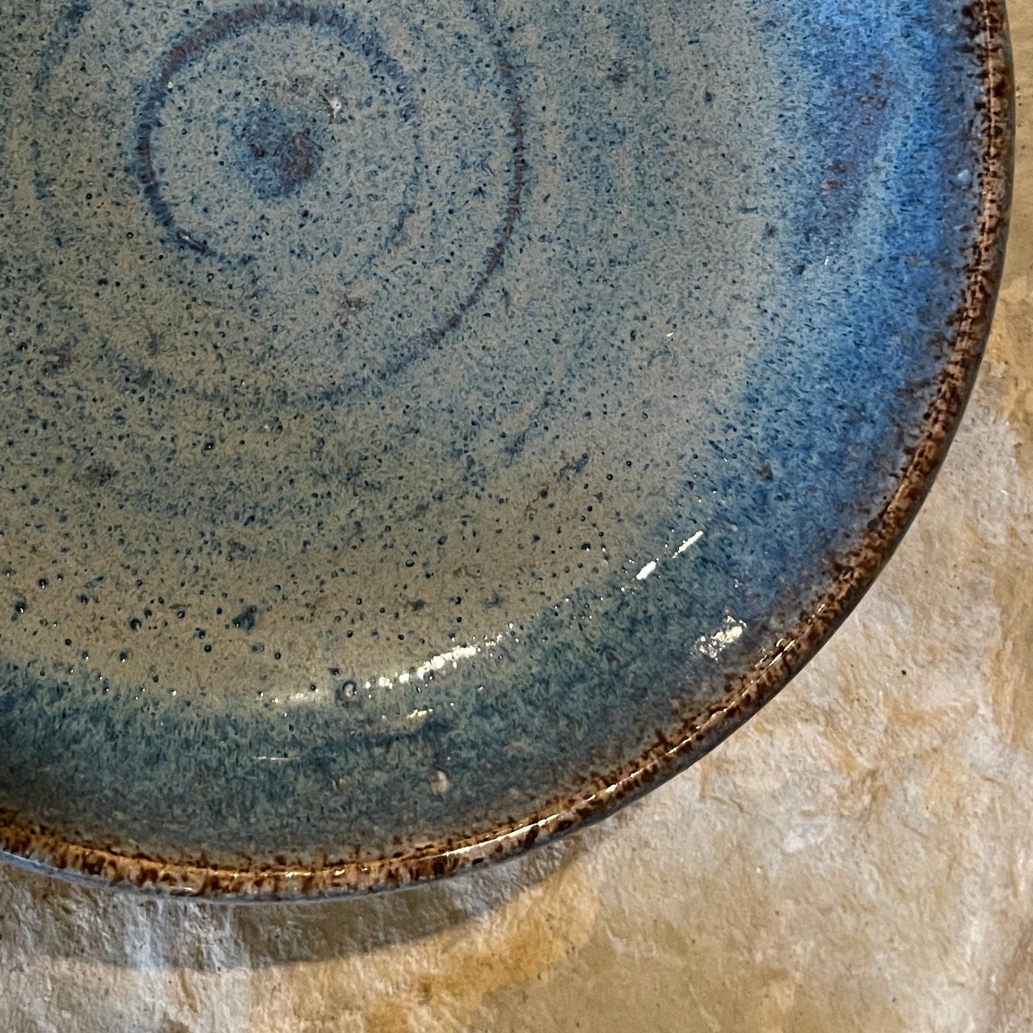 Handmade Ceramic Brie Cheese Melting/Serving Plate