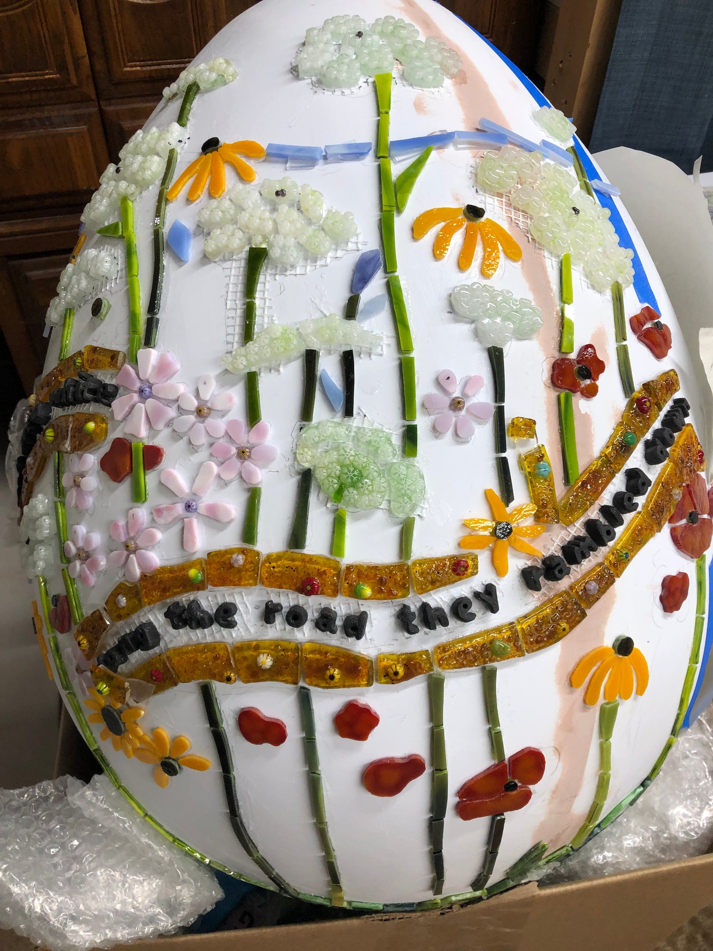 PAI Fundraiser: Mosaic Egg Sculpture