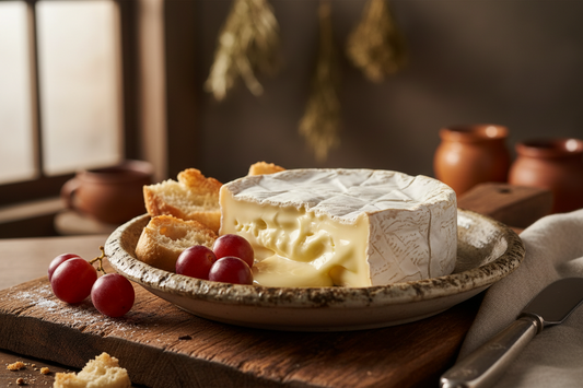 Handmade Ceramic Brie Cheese Melting/Serving Plate